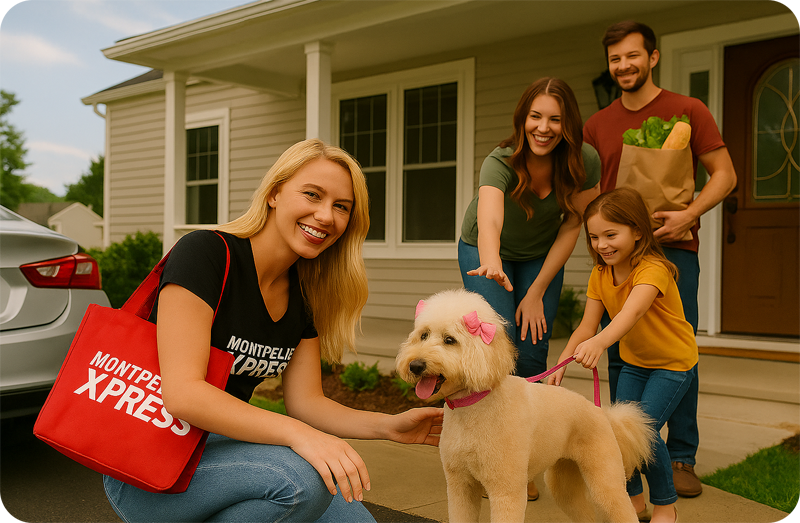 Montpelier XPress delivery banner